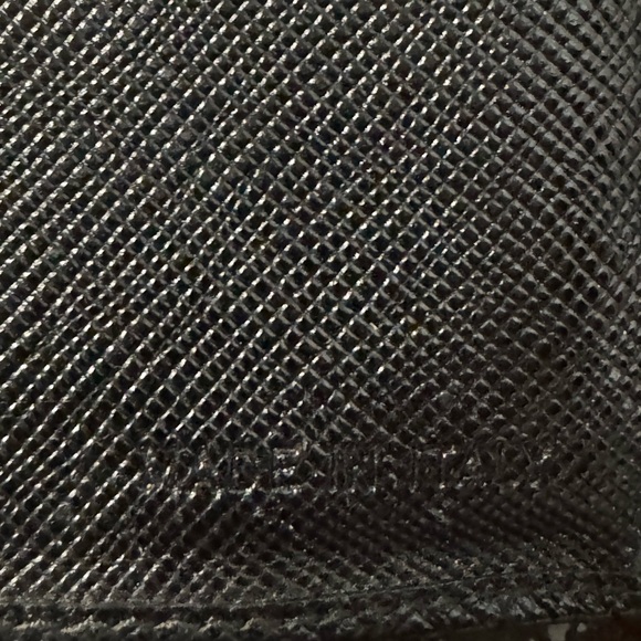 PRADA Saffiano Leather Tri-Fold Snap Wallet - Picture 6 of 7